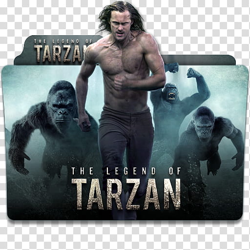 The Legend of Tarzan  Folder Icon , The Legend of Tarzan v transparent background PNG clipart