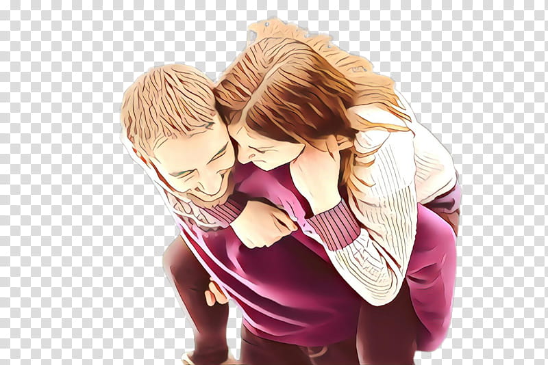 romance love hug interaction shoulder, Cartoon, Forehead, Joint, Happy, Smile, Kiss transparent background PNG clipart