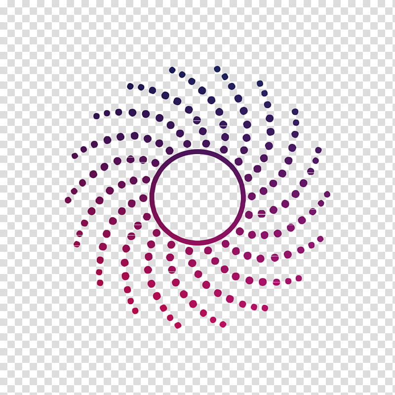 Circle, Spiral, Shape, Halftone, Purple, Line, Magenta, Logo transparent background PNG clipart