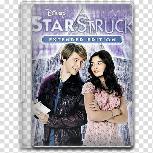 Movie Icon , StarStruck, Disney Starstruck extended edition DVD case illustration transparent background PNG clipart