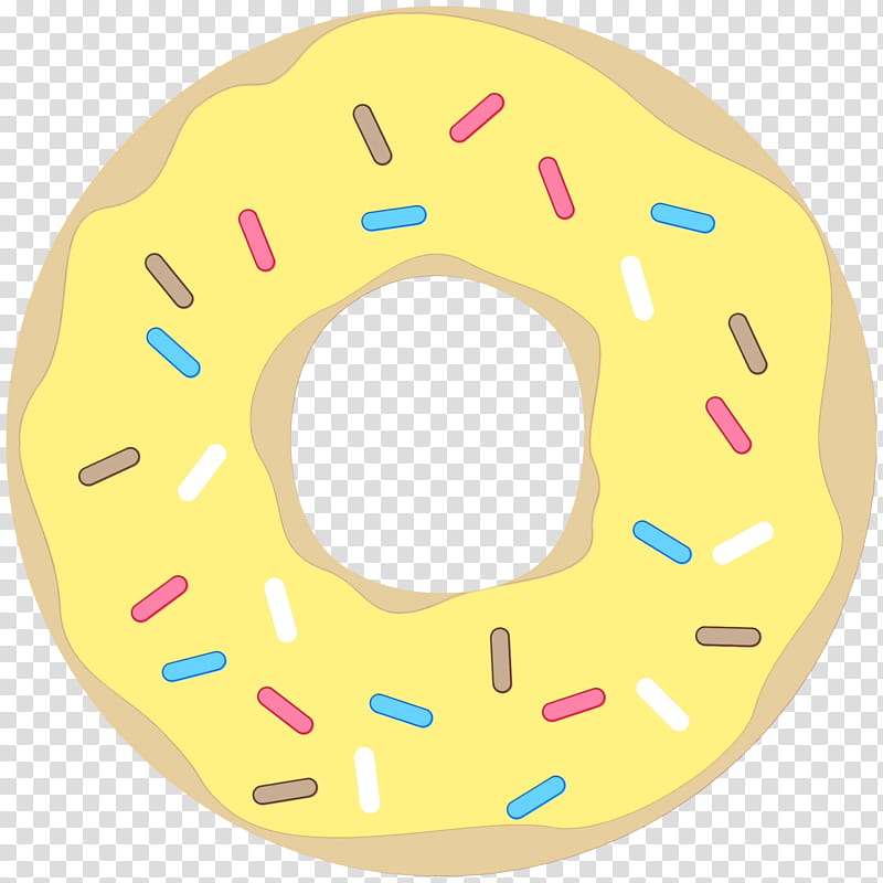 Yellow, Infant, Toy, Doughnut, Automotive Wheel System, Auto Part, Ciambella, Baked Goods transparent background PNG clipart