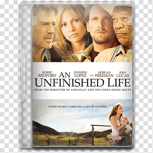Movie Icon , An Unfinished Life, Unfinished Life DVD case transparent background PNG clipart