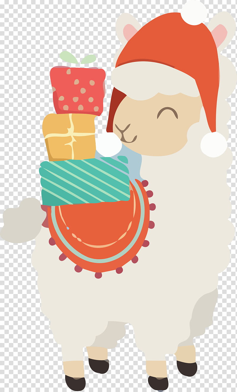 new year sheep gift, Christmas , Cartoon, Bake Sale transparent background PNG clipart