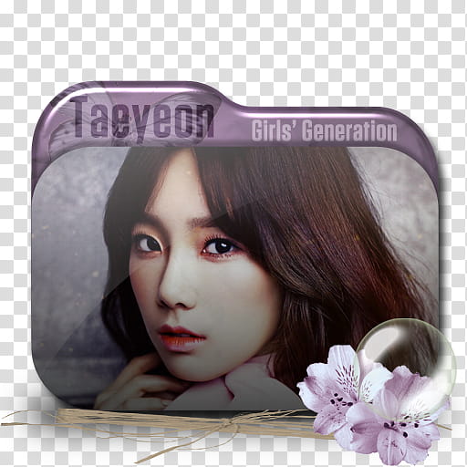 Taeny Folder Icon , Taeyeon  transparent background PNG clipart