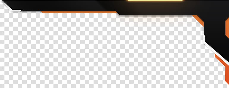 Rocket League Overlay Black n Orange, black and orange border art transparent background PNG clipart