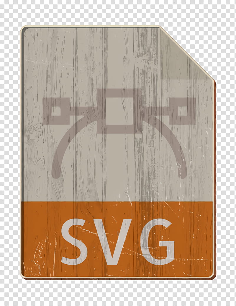 File Types icon Svg icon, Orange, Brown, Wood, Line, Rectangle, Room, Beige transparent background PNG clipart