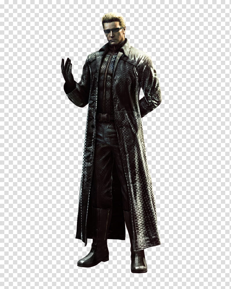 Albert Wesker RE, Professional Render, game character transparent background PNG clipart