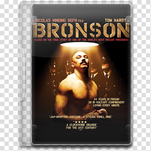 Movie Icon Mega , Bronson, Bronson case transparent background PNG clipart