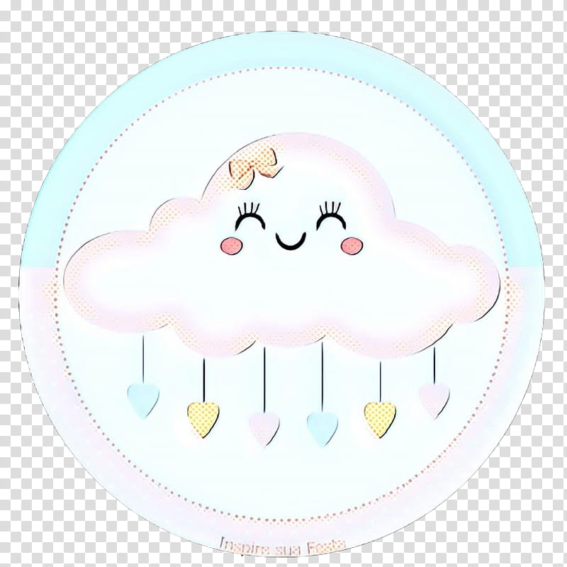 cartoon cloud pink nose meteorological phenomenon, Pop Art, Retro, Vintage, Cartoon, Plate, Fictional Character transparent background PNG clipart