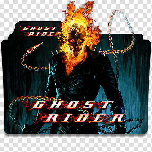 Ghost Rider  Folder Icon , Ghost Rider () V- transparent background PNG clipart