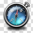 Browsers Compass Icon UD, BrowserCompass-Simple-Aqua, silver compass transparent background PNG clipart