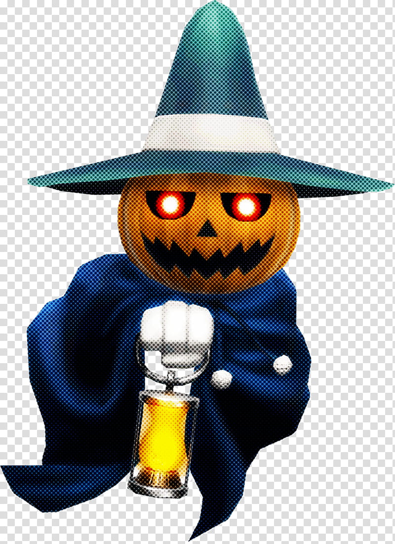 Jack-o'-lantern, Witch Hat, Cartoon, Jackolantern, Costume Hat transparent background PNG clipart