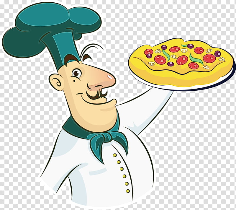 Happy Pizza, Watercolor, Paint, Wet Ink, Restaurant, Menu, No, Food transparent background PNG clipart