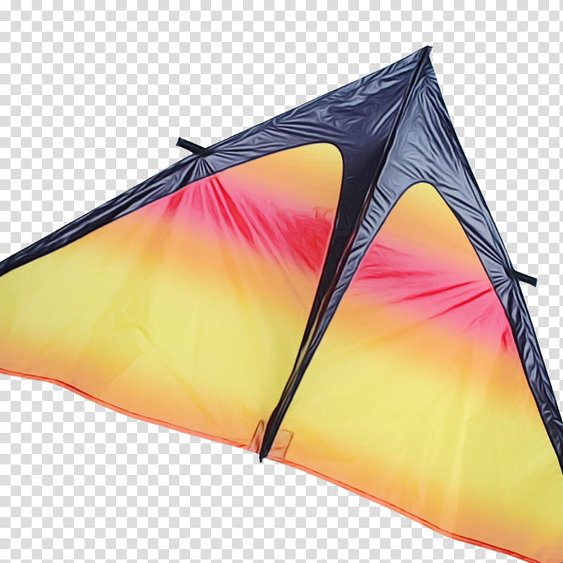 Tent, Yellow, Sport Kite, Kite Sports, Shade, Triangle, Wind, Recreation transparent background PNG clipart
