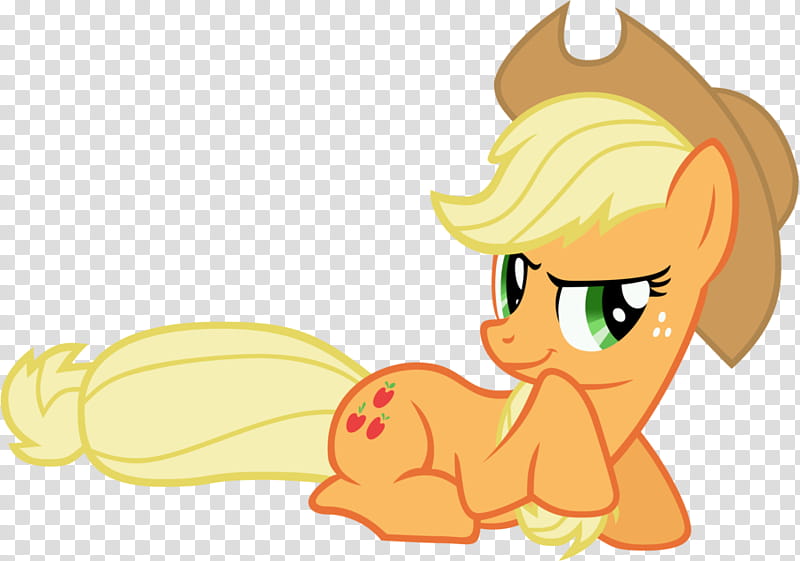 Applejack Smirk, My Little Pony transparent background PNG clipart