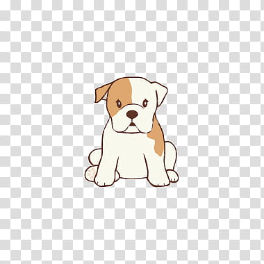 Perritos para tus dolls, white and tan pit bull terrier illustration transparent background PNG clipart