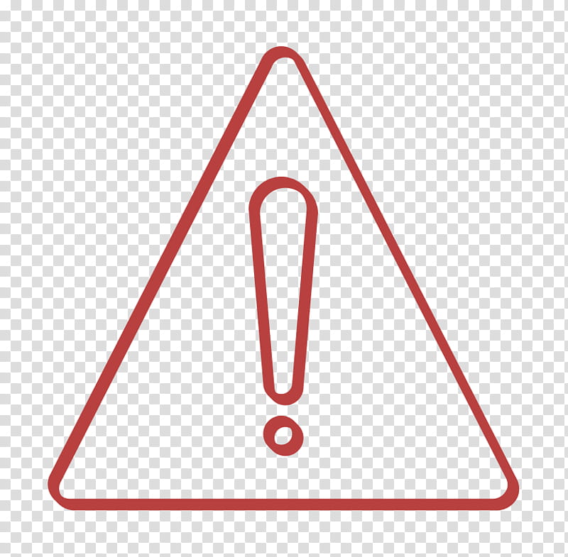 alarm icon alert icon report icon, Warning Icon, Triangle, Line, Sign transparent background PNG clipart