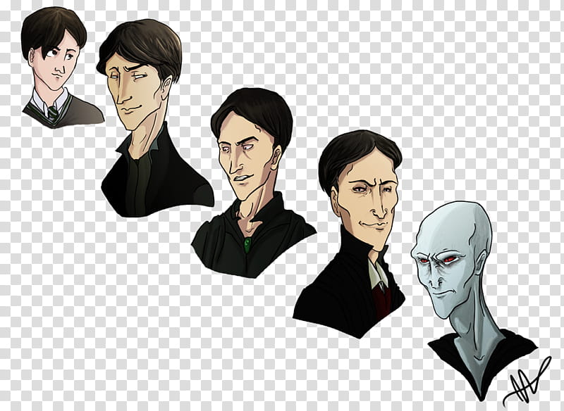 Tom Riddle over the Years transparent background PNG clipart