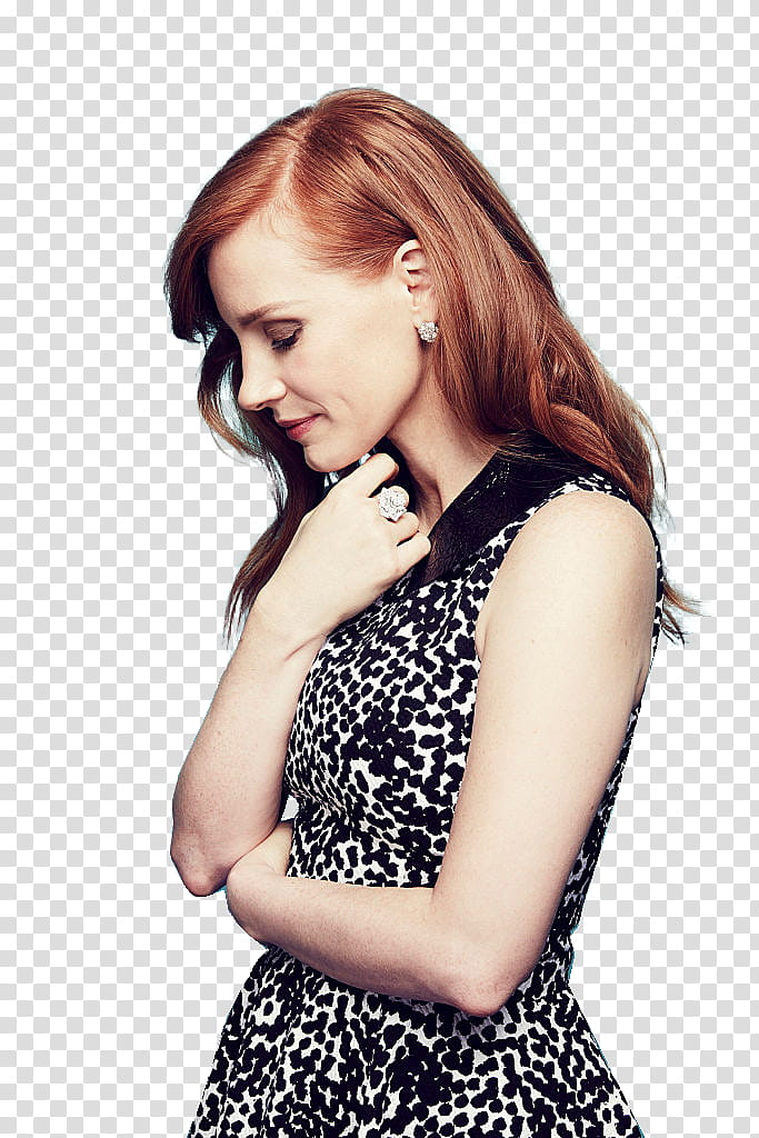 Jessica Chastain,  transparent background PNG clipart