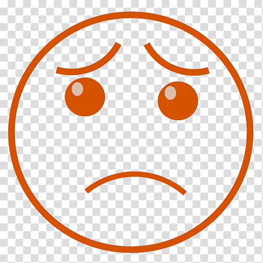 Happy Face Emoji, Emoticon, Smiley, Worry, Anger, Nose, Facial Expression, Orange transparent background PNG clipart