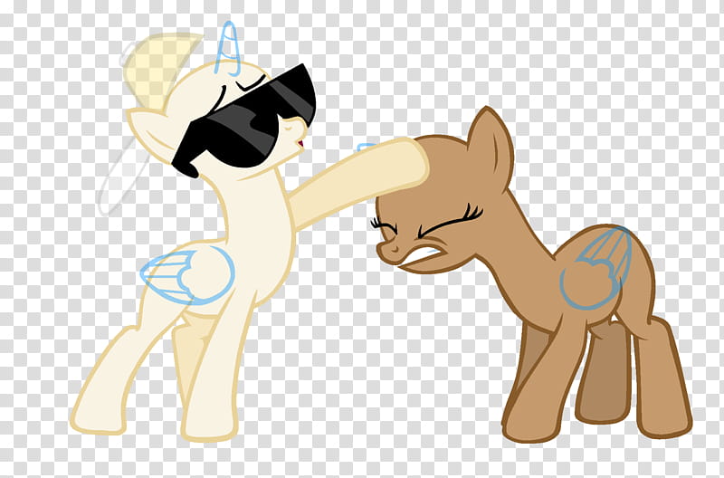 Good girl MLP base, white and brown doe poster transparent background PNG clipart