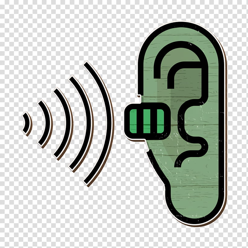 Ear icon Pollution icon Global Warming icon, Green, Logo, Line, Symbol transparent background PNG clipart