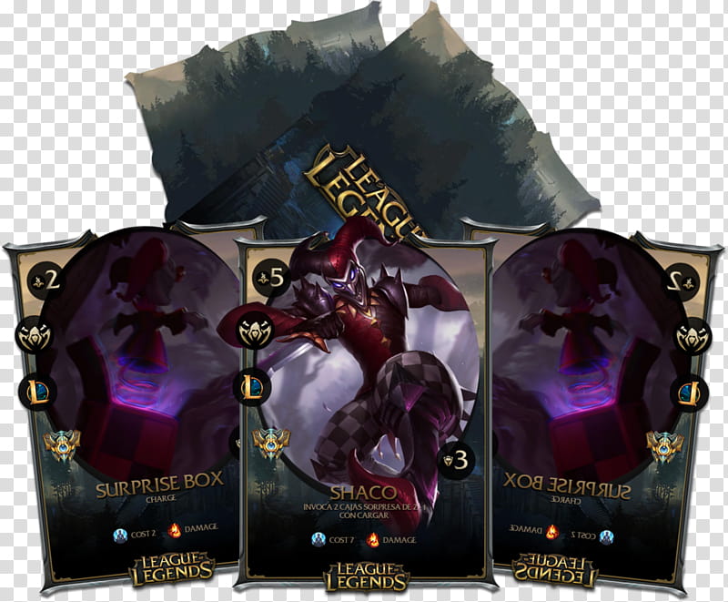 Shaco Card League of Legends transparent background PNG clipart