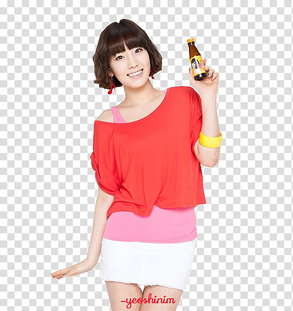 SNSD Taeyeon Vita transparent background PNG clipart