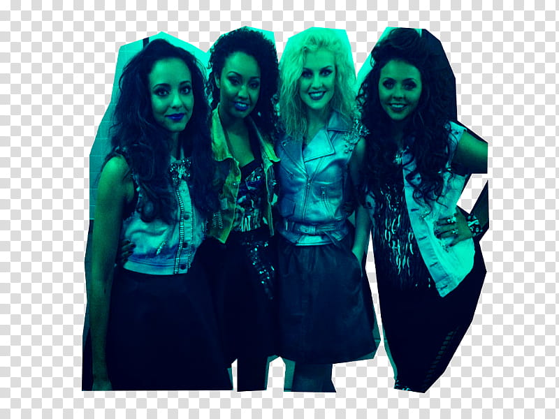 Little Mix, group of four girls transparent background PNG clipart