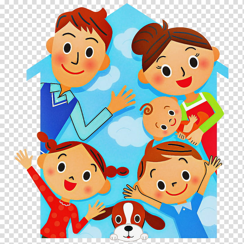 family day family happy, Mother, Father, Cartoon, Child, Celebrating, Playing With Kids, Family transparent background PNG clipart