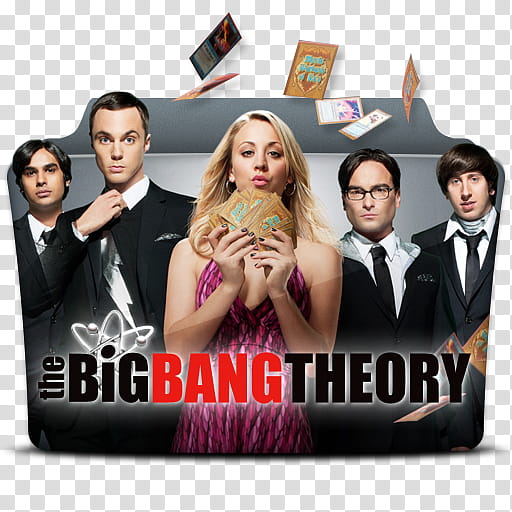 TV Series folder icons PACK , The Big Bang Theory x transparent background PNG clipart