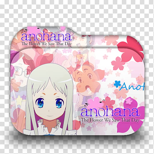Anohana Anime Folder Icon, Anohana folder transparent background PNG clipart