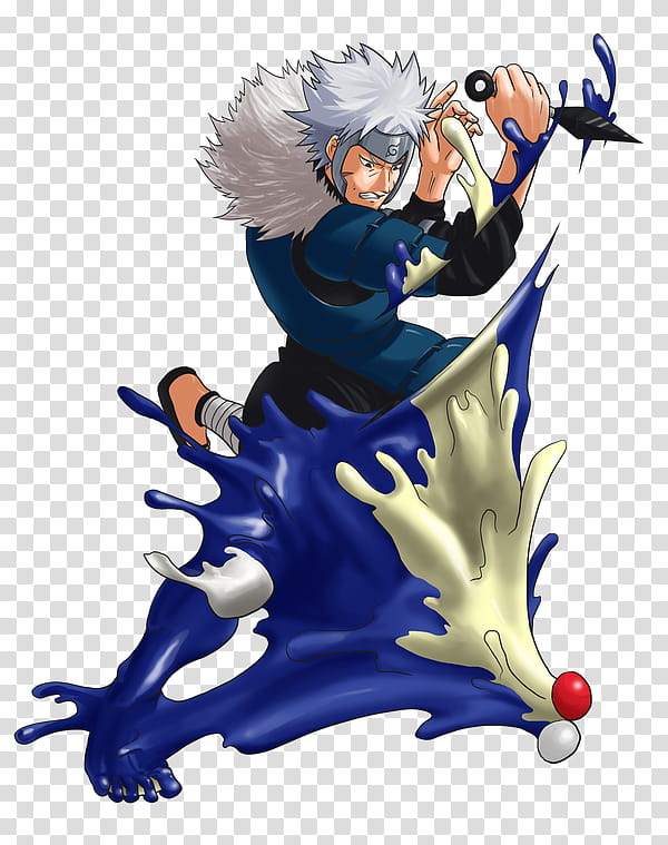 Tobirama into Greninja , male anime character transparent background PNG clipart