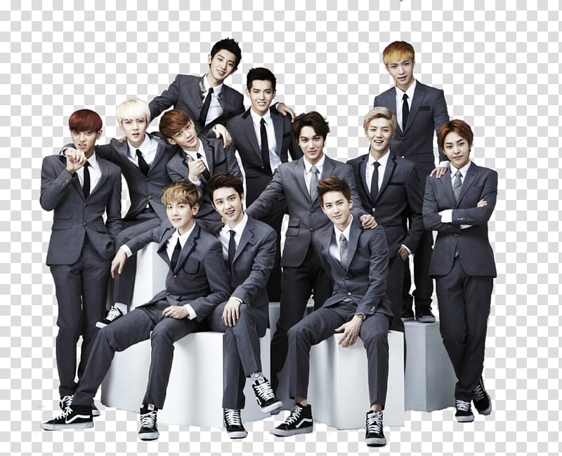 EXO, BTS boy band illustration transparent background PNG clipart