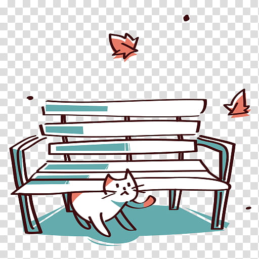 Cartoon Cat, Table, Bench, Chair, Furniture, Park, Garden Furniture, Cartoon transparent background PNG clipart