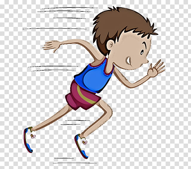 Jumping cartoon recreation playing sports sports, Running, Long