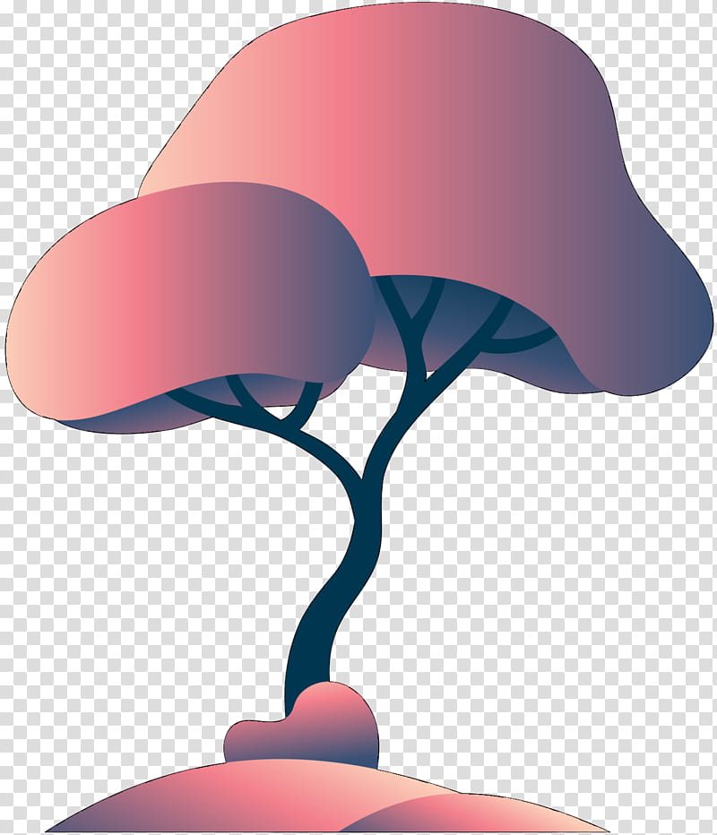 Cartoon Tree, Cartoon, Lampshade, Nose, Lighting, Lighting Accessory, Plant, Material Property transparent background PNG clipart