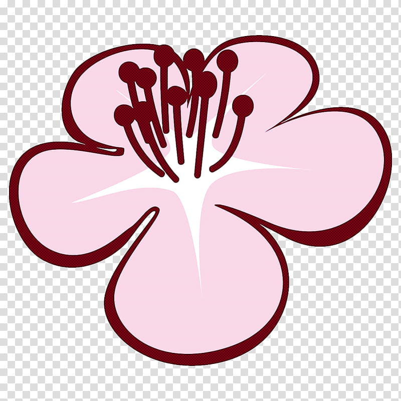 plum blossoms plum winter flower, Red, Pink, Hibiscus, Plant, Petal, Mallow Family, Symbol transparent background PNG clipart
