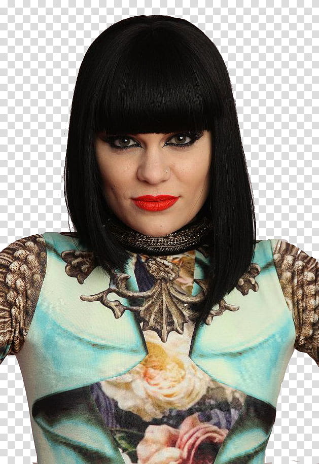 Jessie J in multicolored floral shirt transparent background PNG clipart Jessie J in multicolored floral shirt transparent background PNG clipart