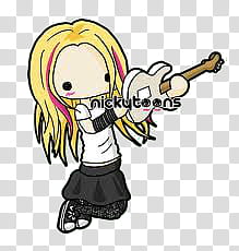 nicktoons de Avril Lavigne transparent background PNG clipart