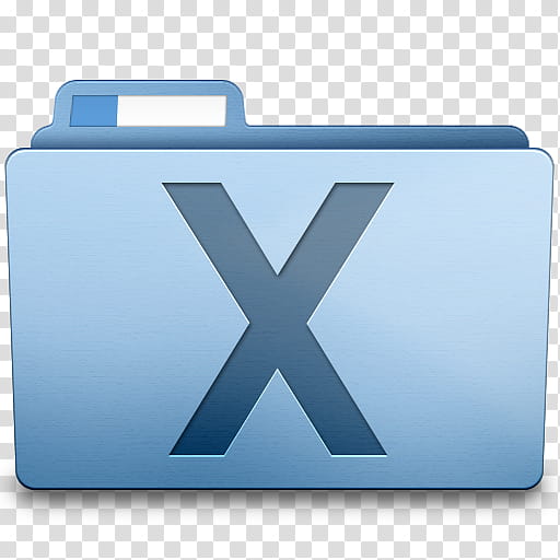 Folder Replacement, blue X folder icon illustration transparent background PNG clipart