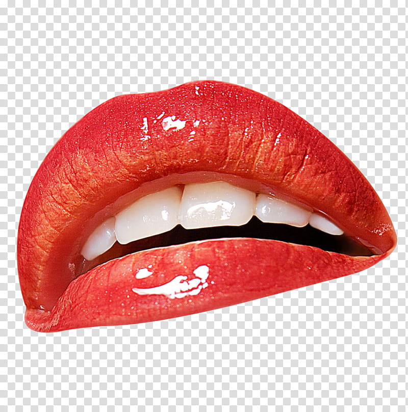 red lips transparent background PNG clipart