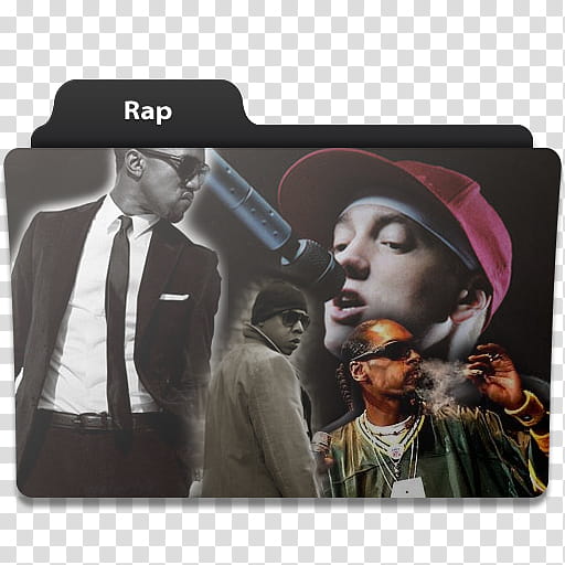 Music Folder , black Rap folder transparent background PNG clipart
