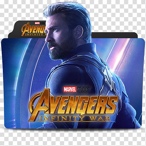 MARVEL MCU Avengers Infinity War Folder Icon , avengersinfinitywar-captainamerica transparent background PNG clipart