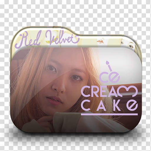 Red Velvet Ice Cream Cake Folder Icon Pack Rv Yeri Transparent Background Png Clipart Hiclipart