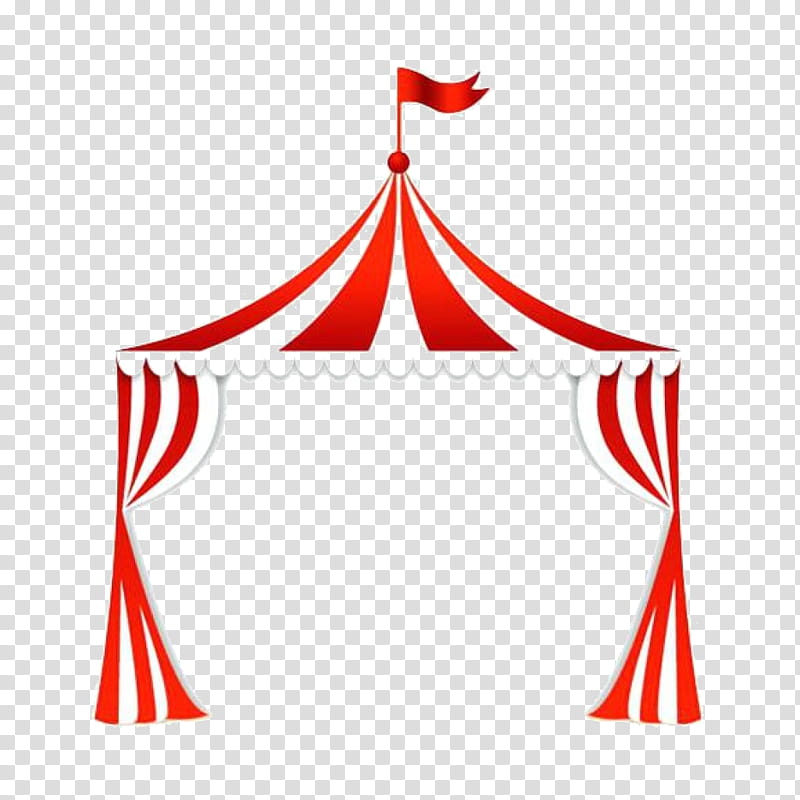 Tent, Circus, Carpa, Drawing, Clown, Ringmaster, Red, Performance transparent background PNG clipart