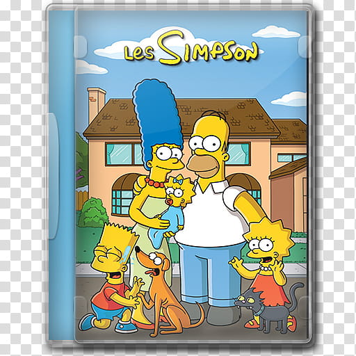 DvD Case Icon Special , Les Simpson DvD Case transparent background PNG clipart