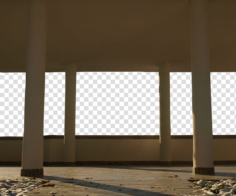 balcony precut, empty gray concrete building transparent background PNG clipart