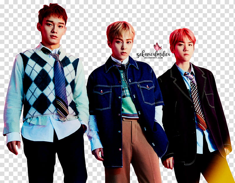 EXO CBX MAGIC, EXO band transparent background PNG clipart