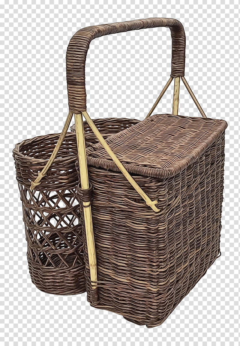 Home, Picnic Baskets, Hamper, Wicker, Nyseglw, Clothing Accessories, Storage Basket, Home Accessories transparent background PNG clipart